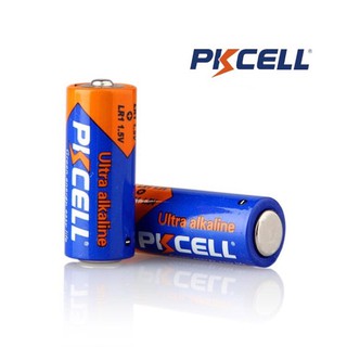 ถ่าน PKCELL อัลคาไลน์ Size N (LR1) 1.5V แพค2ก้อน ของใหม่ ของแท้