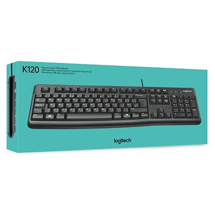 คีย์บอร์ด Logitech K120 แบบมีสาย USB / สาย USB คีย์บอร์ด Logitech K120