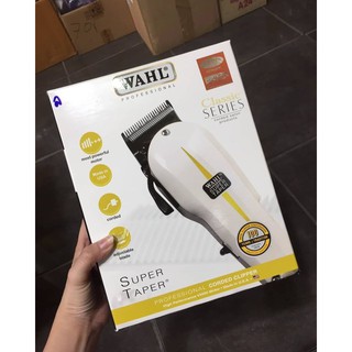 Wahl แท้ ปัตตาเลี่ยน รุ่น Super Taper Classic Series ลับคมพร้อมใช้งาน พร้อมชุดรองฟัน 4 เบอร์