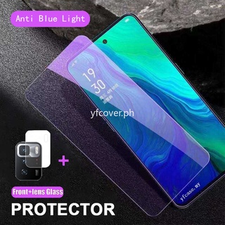 ฟิล์มกระจกนิรภัยกันรอยหน้าจอ ป้องกันแสงสีฟ้า สําหรับ Xiaomi POCO X3 GT X3 F3 GT M3 Pro 5G F3 X3 NFC Redmi Note 10s 9s 10 5G 9 Pro Max