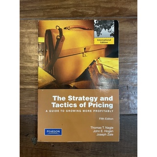 หนังสือ The Strategy and Tactics of Pricing