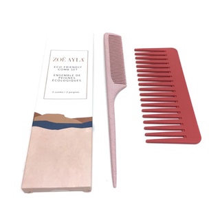 พร้อมส่ง ของแท้ Zoe Ayla Eco Friendly Comb Set (Pack of 2)