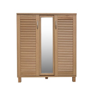   ตู้วางรองเท้า 20 คู่ SATO OSMO สีธรรมชาติ