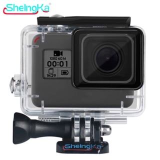 เคสกันน้ำ แบบใส GoPro Hero 7 6 5 2018 / GoPro 7 White Silver ยี่ห้อ Sheingka