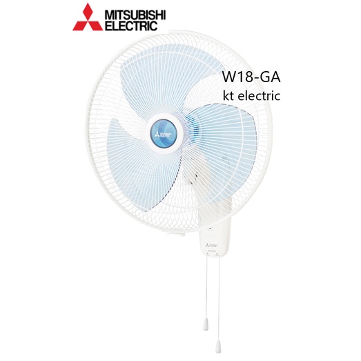 MITSUBISHI พัดลมติดผนัง 18 นิ้ว W18-GA / พัดลมติดผนัง 18 นิ้ว แบบรีโมทคอนโทรล W18-RA สีเทา / สีขาว รูปที่ 2