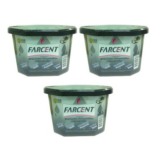 กล่องดูดความชื้น ฟาร์เซ็นท์ Farcent 450 มล. (ดำ) x 3 อัน