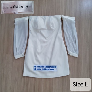 เดรสเปิดไหล่ The gallary size L