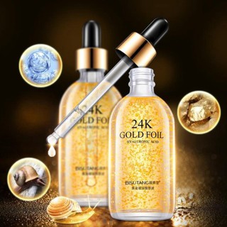 เซรั่มบํารุงผิว เซรั่มบำรุงหน้า เซรั่ม 24K Gold Foil 100ml.    เซรั่มทองคำ เซรั่มหอยทาก ให้ความชุ่มชื้นลดริ้วรอย