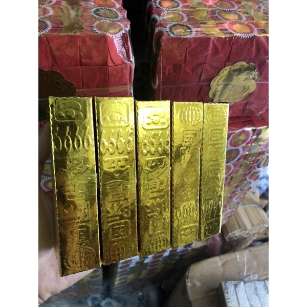 Combo of 2-5 Gold Bars และแท่งเงิน 9999 ทําจากกระดาษคําศัพท์