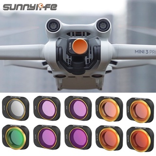 Sunnylife UV CPL ND ฟิลเตอร์เลนส์ ND4 ND8 ND16 ND32 PL ฟิลเตอร์เลนส์ ฝาครอบป้องกัน สําหรับ DJI MINI 3 PRO / MAVIC MINI 2 SE