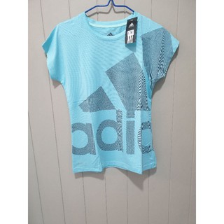 เสื้อฟิตเนต โยคะ adidas  size L สีฟ้า