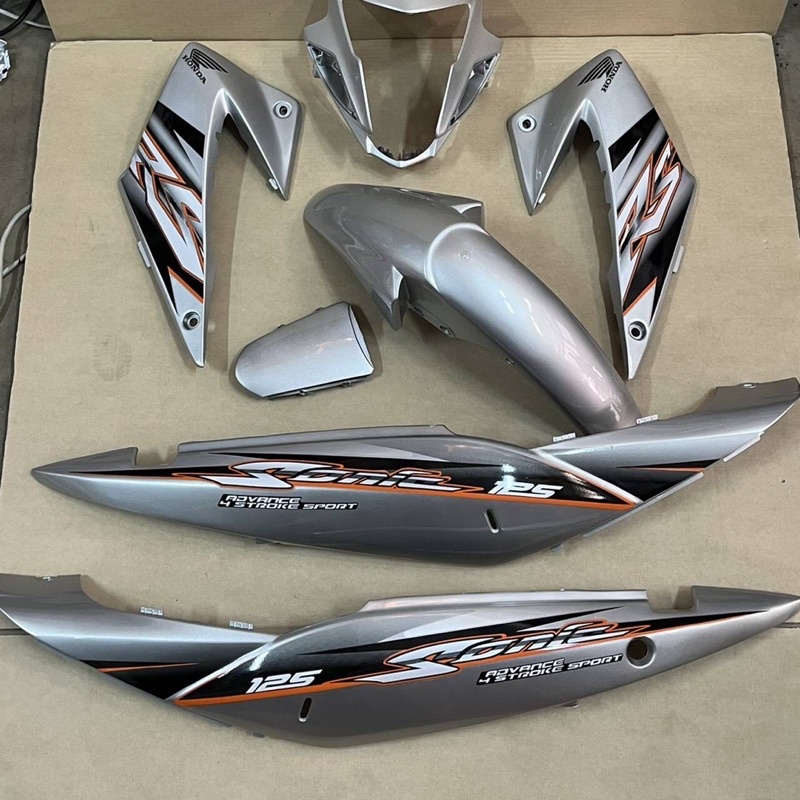 ชุดสี honda sonic โซนิค ตัวใหม่ สีเงิน พร้อมติดสติ๊กเกอร์ - รูปที่ 3