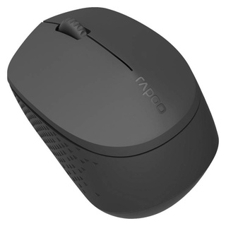 เม้าส์ Rapoo รุ่น M100 Silent Multi-mode Wireless Mouse MSM100 BLACK (Warranty 2Y) #สินค้าใหม่ประกันูศนย์100%