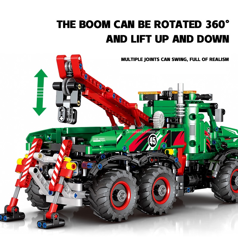 SEMBO Technical Terrain Truck RC Car Building Blocks Heavy Duty City ...