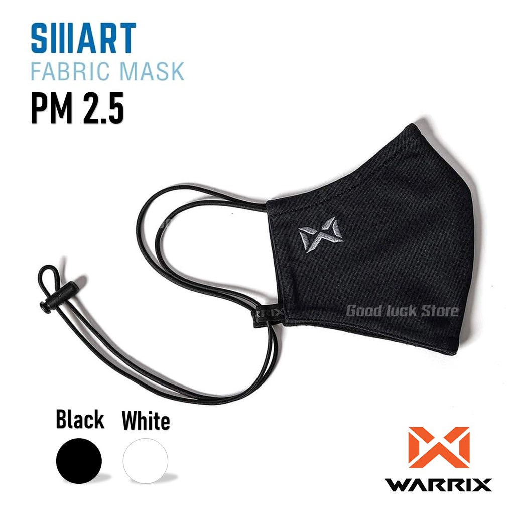 WarrixSmart Fabric Mask[149.-]หน้ากากกันฝุ่นละอองPM2.5แบบมีสายคล้องคอ ใส่สบาย ป้องกันดีเยี่ยม