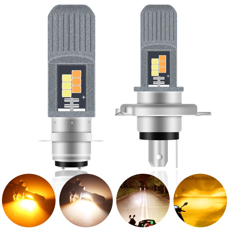 1 ชิ้น มอเตอร์ไฟหน้ารถจักรยานยนต์ LED T19 H6 Motor หลอดไฟ led มอเตอร์ไซค์ P15D หลอดไฟมอเตอร์ไซค์ H4 