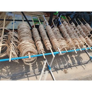 หวายเส้นแบน ปอกเปลือก 0.5X400 cm. ตราไผ่บง
