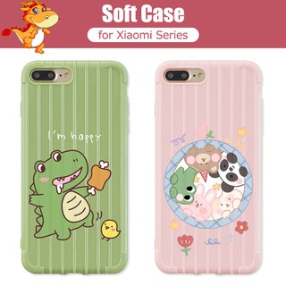 Animal Soft TPU Case Xiaomi Redmi 7 7A 8 8A 7S Mi9T Pro A3 CC9E Note 7 Pro 8 10 Pro CC9 Pro Mi 9 K20 Pro