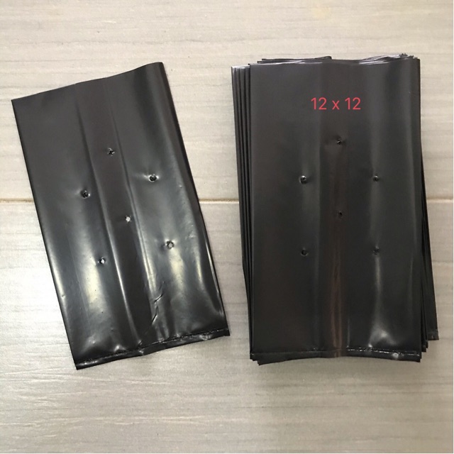 27 ชิ้น Polybag ขนาด 12X12 Polibeg Plantation Bag พร้อม UV Nursery
