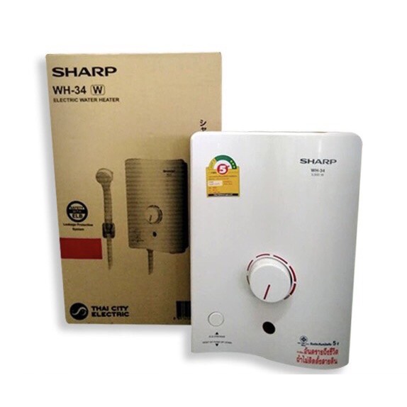 เครื่องทำน้ำอุ่น SHARP WH-34 3500 วัตต์