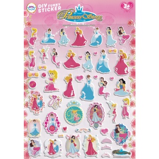 สติกเกอร์โฟม Princess Story