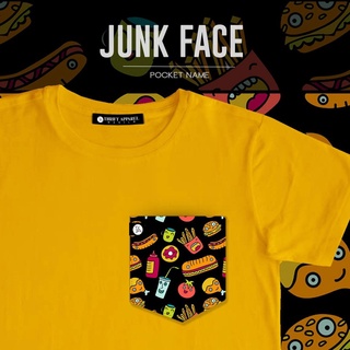 เสื้อยืด Junk Face I Thrift Apparel Pocket Tee