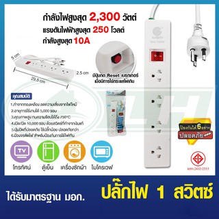 รางปลั๊ก 4 ช่อง IWACHI (V-10)