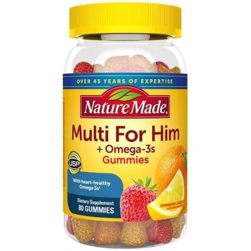 Nature Made Multi For Him + Omega 3s gummies 🇺🇸