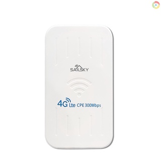 Docooler Sailsky Xm206 4G Router 300Mbps Lte เร้าน์เตอร์ Cpe กันน้ําแบบพกพาพร้อมช่องใส่ซิมการ์ด Eu Version