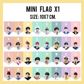 ธงจิ๋วสีพาสเทล X1 [ Mini flag X1]