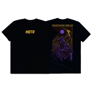 เสื้อสีขาว - MSTR X ฝันร้ายฝันร้าย - MECHA TSHIRT สีดําสีขาว