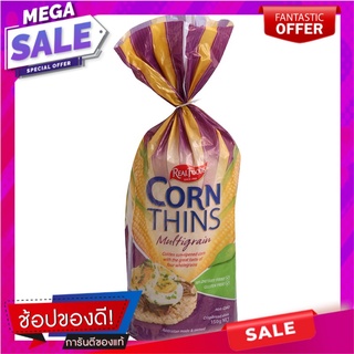 เรียลฟู้ดส์แผ่นข้าวโพดผสมธัญพืชอบกรอบ 150กรัม Real Foods Crispy Corn Flakes with Cereals 150g.