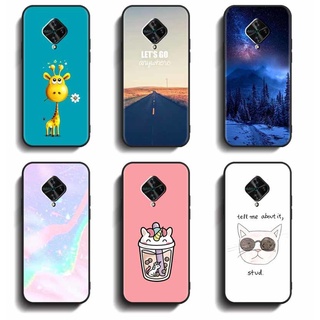 Softcase VIVO 1920 S1 pro Anticrack เคส TPU คุณภาพสูง ป้องกันเต็มรูปแบบ ซิลิโคนยาง สีดํา เคส