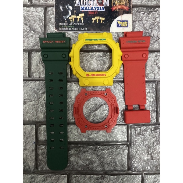 BNB GX56 KING RASTA + หัวเข็มขัดญี่ปุ่น CUSTOM สําหรับ GSHOCK