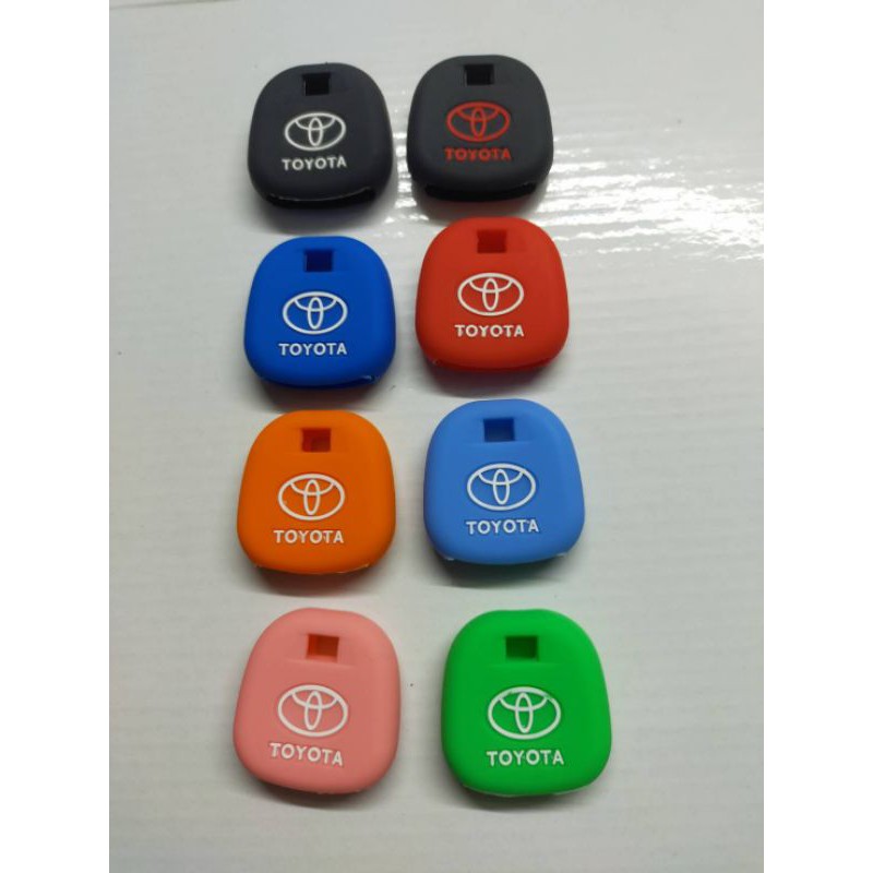 หุ้มซิลิโคนกุญแจรถยนต์Toyotaหัวกุญแจ(ราคาต่ออันคะ)ใช้สำหรับดอกกุญแจ toyota เท่านั้น