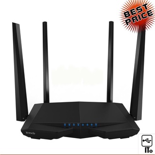 Router Tenda (AC6) Wireless AC1200 Dual Band เครื่องช่วยขยายสัญญาณ ประกัน 5Y