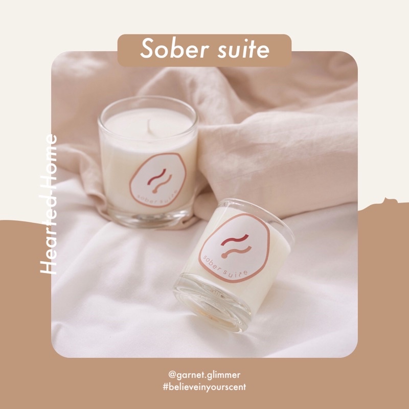 Garnet Glimmer: เทียนหอม กลิ่น Sober Suite (OFFICIAL)