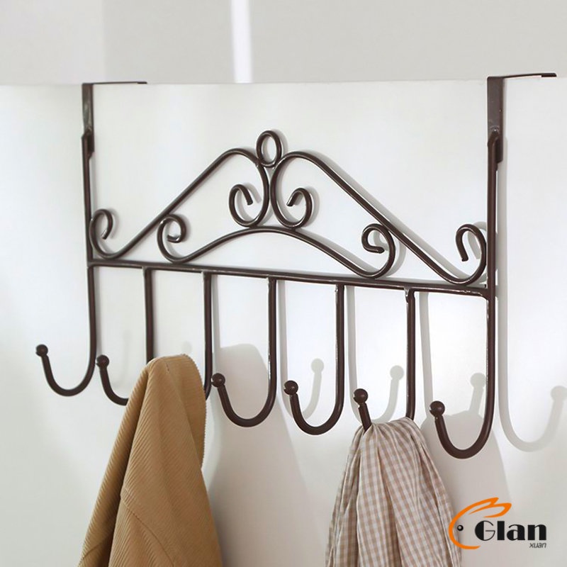 Glanxuan ตะขอเกี่ยวประตูหลัง ตะขอหลังประตูห้องน้ำ แขวนอเนกประสงค์ back door hook ราคา ถูกที่สุด ดีลบีเคเค แกลเลอรีภาพที่ 2