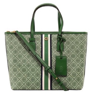 TORY BURCH SMALL T MONOGRAM SHOPPING BAG