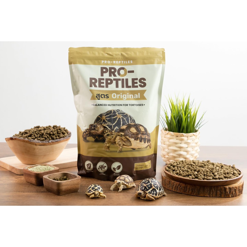 อาหารเต่าบก Pro-Reptiles Original ขนาด กระสอบ 10 กิโลกรัม