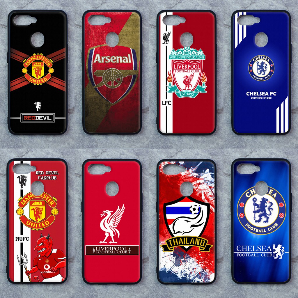 เคส Oppo F9 / F9 pro ใช้เคสเดียวกัน ลายทีมฟุตบอล ขอบนิ่มหลังแข็ง เคสมือถือ เคสโทรศัพท์ Case