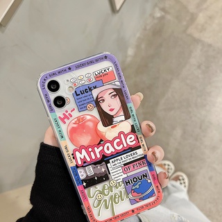 เคสโทรศัพท์ ซิลิโคน พิมพ์ลายการ์ตูน for iphone 11 pro max iphone xs max iphone xr iphone 12 mini iphone 7 plus iphone 12 pro max iPhone 11 Pro Max X Xr Xs Max 7 8 Plus Se 2020-Dinuo