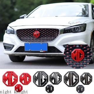 รถด้านหน้า Grille Emblem ด้านหลังป้ายหางสำหรับ MG ZS Auto 3D พวงมาลัยสติกเกอร์อุปกรณ์เสริม