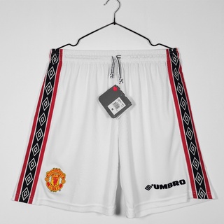 กางเกงขาสั้น ลายทีมฟุตบอล Manchester United 1998/99 สไตล์เรโทร