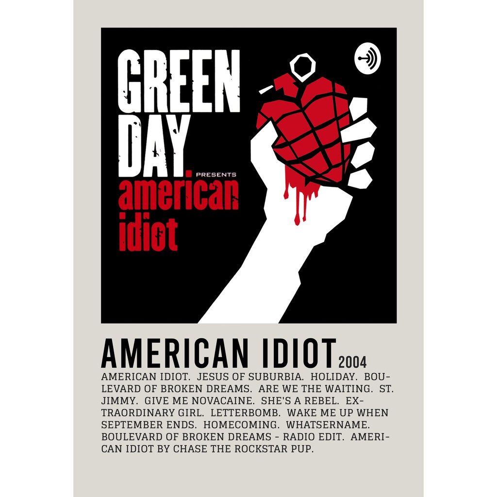 อัลบั้มปกโปสเตอร์ Idiot โดย Green Day