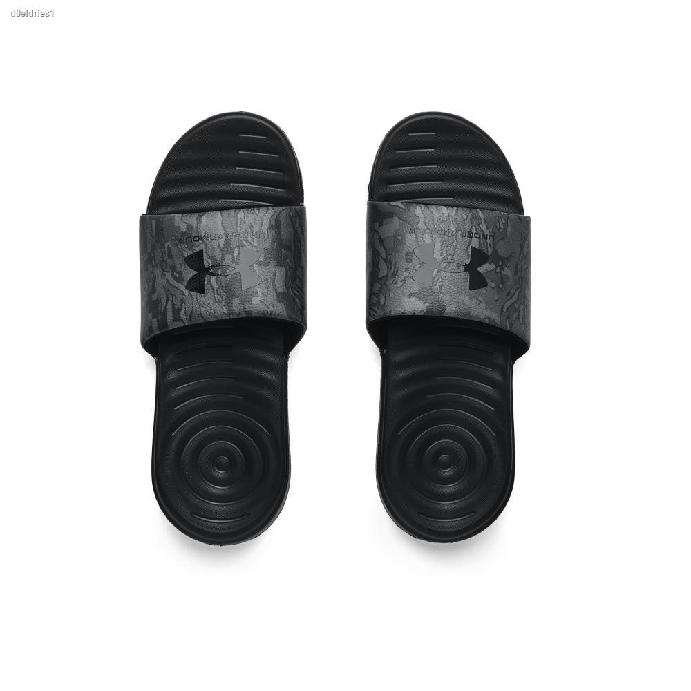 จัดส่งเฉพาะจุด จัดส่งในกรุงเทพฯUnder Armour Men's UA Ansa Graphic Slides อันเดอร์ อาเมอร์ รองเท้าแตะ สำหรับผู้ชาย รุ่น