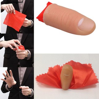 เคล็ดลับ Thumb Magic เคล็ดลับยางปิดขึ้นหายไปปรากฏตัว Finger Hanky ​​Trick Prop