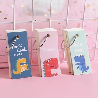 สมุดจดศัพท์พร้อมห่วง จดสูตร จดคำศัพท์ Flash card แบบห่วง จดคำศัพท์