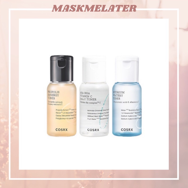 [ขนาด50ml] พร้อมส่ง 3สูตร COSRX Toner (Propolis Synergy, Hydrium Watery, AHA BHA Vitamin C) No Box