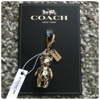 น่ารักๆๆNew coach  ตะขอเกี่ยวน้องหมี สีทองน่ารัก